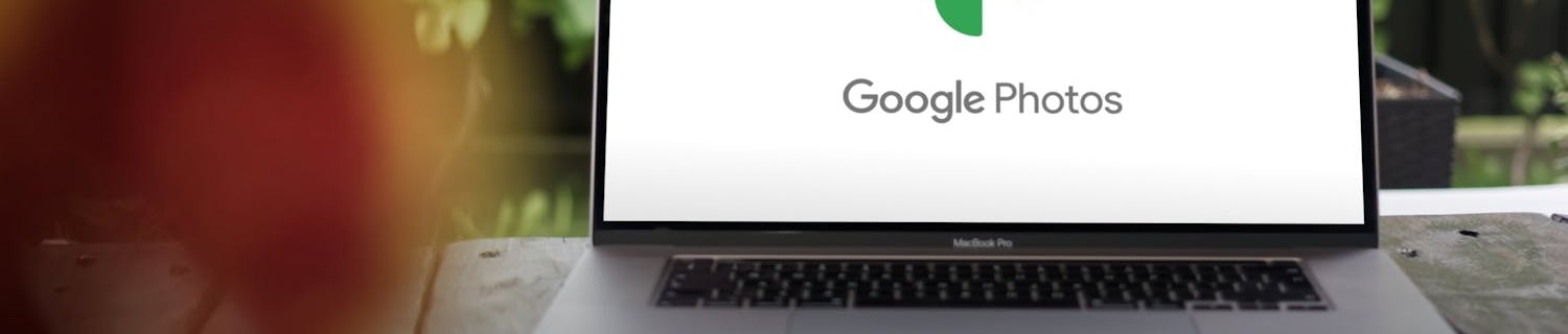 Google Photos on laptop
